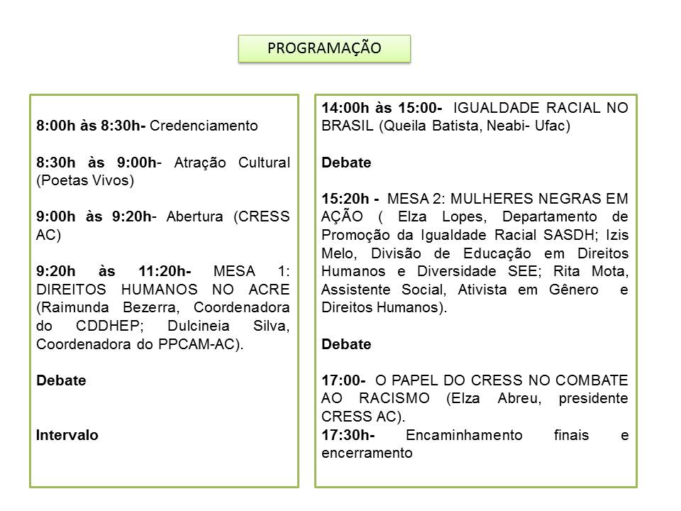 Cress - CRESS/AL esteve presente no 2º Seminário Nacional Serviço Social e  Direitos Humanos